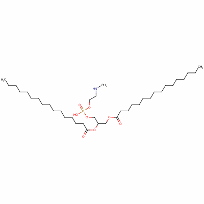 1,2-Dipalmitoyl-sn-glycero-3-phospho-(n-methyl)-ethanolamine Structure,3930-13-0Structure