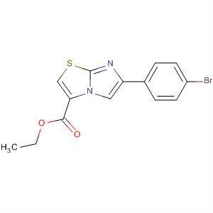 Ethyl 6-(4-bromophenyl)imidazo[2,1-b][1,3]thiazole-3-carboxylate Structure,393107-89-6Structure