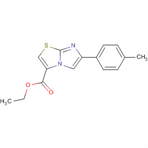 6-(4-Methylphenyl)imidazo[2,1-b]thiazole-3-carboxylic acid ethyl ester Structure,393107-90-9Structure