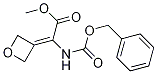 Methyl 2-(benzyloxycarbonylamino)-2-(oxetan-3-ylidene)acetate Structure,394653-39-5Structure