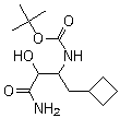 Tert-butyl (4-amino-1-cyclobutyl-3-hydroxy-4-oxobutan-2-yl)carbamate Structure,394735-22-9Structure