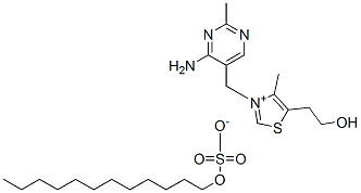 Thiamine dilauryl sulfate Structure,39479-63-5Structure