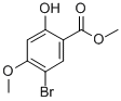 5-Bromo-2-hydroxy-4-methoxybenzoic acid methyl ester Structure,39503-52-1Structure