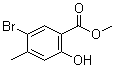 Methyl 5-bromo-2-hydroxy-4-methylbenzoate Structure,39503-57-6Structure