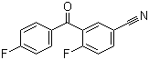 4-Fluoro-3-(4-fluorobenzoyl)benzonitrile Structure,395100-11-5Structure