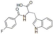 2-[(4-Fluorobenzoyl)amino]-3-(1H-indol-3-yl)propanoic acid Structure,39545-02-3Structure