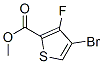 2-Thiophenecarboxylic acid, 4-bromo-3-fluoro-, methyl ester Structure,395664-56-9Structure