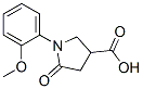 1-(2-Methoxyphenyl)-5-oxo-3-pyrrolidinecarboxylic acid Structure,39629-90-8Structure