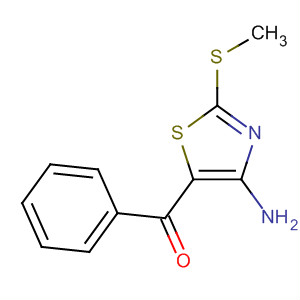 [4-Amino-2-(methylthio)-5-thiazolyl]phenylmethanone Structure,39736-27-1Structure