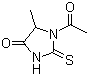 1-Acetyl-5-methyl-2-thioxo-4-imidazolidinone Structure,39806-38-7Structure