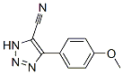 5-(4-methoxy-phenyl)-3H-[1,2,3]triazole-4-carbonitrile Structure,39807-65-3Structure