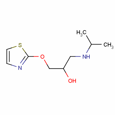 1-Isopropylamino-3-thiazol-2-yloxy-propan-2-ol Structure,39832-48-9Structure