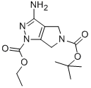 1-Ethyloxycarbonyl-5-boc-3-amino-4,6-dihydro-pyrrolo[3,4-c]pyrazole Structure,398495-65-3Structure