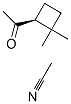 (1S,3s)-3-acetyl-2,2-dimethylcyclobutane acetonitrile Structure,39863-94-0Structure