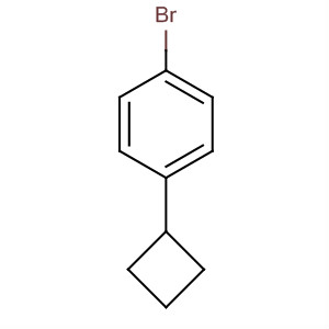 4-Cyclobutylbromobenzene Structure,39868-71-8Structure