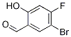 5-Bromo-4-fluoro-2-hydroxybenzaldehyde Structure,399-00-8Structure