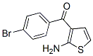 2-Amino-3-(4-bromobenzoyl)thiophene Structure,399043-24-4Structure