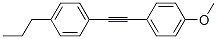 Benzene, 1-[2-(4-methoxyphenyl)ethynyl]-4-propyl- Structure,39969-26-1Structure