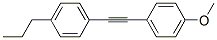 Benzene, 1-methoxy-4-[2-(4-pentylphenyl)ethynyl]- Structure,39969-28-3Structure