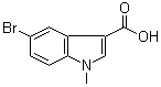 5-Bromo-1-methyl-1H-indole-3-carboxylic acid Structure,400071-95-6Structure