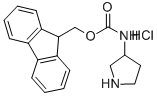 3-(N-fmoc-amino)pyrrolidine hydrochloride Structure,400653-43-2Structure