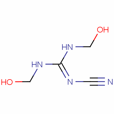 Guanidine,n-cyano-n,n-bis(hydroxymethyl)- Structure,40074-04-2Structure