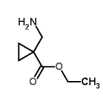 1-(Aminomethyl)-cyclopropanecarboxylic acid ethyl ester Structure,400840-94-0Structure