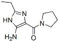 Pyrrolidine, 1-[(5-amino-2-ethyl-1h-imidazol-4-yl)carbonyl]- (9ci) Structure,400853-00-1Structure