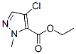 1H-pyrazole-5-carboxylicacid,4-chloro-1-methyl-,ethylester(9ci) Structure,400877-55-6Structure