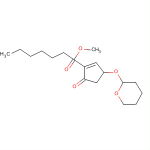 1-Cyclopentene-1-heptanoic acid,5-oxo-3-[(tetrahydro-2h-pyran-2-yl)oxy]-, methyl ester Structure,40098-24-6Structure