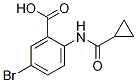 5-Bromo-2-[(cyclopropylcarbonyl)amino]benzoic acid Structure,401462-74-6Structure