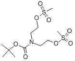 N-boc-n,n-bis{2-[(methanesulfonyl)oxy]ethyl}amine Structure,401518-11-4Structure