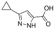 3-Cyclopropylpyrazole-5-carboxylic acid Structure,401629-04-7Structure