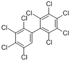 2,2,3,3,4,4,5,5,6-Nonachlorobiphenyl Structure,40186-72-9Structure