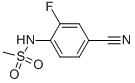 Methanesulfonamide,n-(4-cyano-2-fluorophenyl)- Structure,401909-16-8Structure