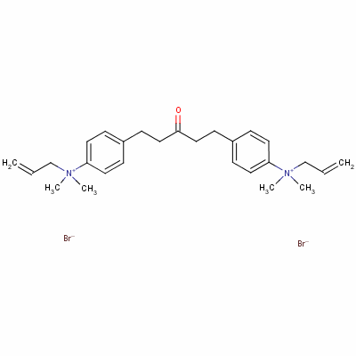 1,5-Bis(4-allyldimethyl-ammoniumphenyl)pentan-3-one dibromide Structure,402-40-4Structure