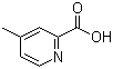 4-Methyl-pyridine-2-carboxylic acid Structure,4021-08-3Structure