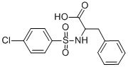 2-([(4-Chlorophenyl)sulfonyl]amino)-3-phenylpropanoic acid Structure,40279-97-8Structure