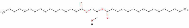 1,2-Dipalmitoyl-rac-glycerol Structure,40290-32-2Structure