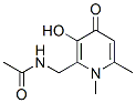 Acetamide, n-[(1,4-dihydro-3-hydroxy-1,6-dimethyl-4-oxo-2-pyridinyl)methyl]-(9ci) Structure,402937-59-1Structure