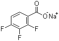 Sodium2,3,4-trifluorobenzoate Structure,402955-41-3Structure