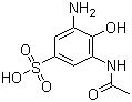 3-(aCetylamino)-5-amino-4-hydroxybenzenesulfonic acid Structure,40306-75-0Structure