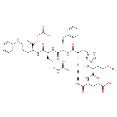 Met-glu-his-phe-arg-trp-gly Structure,4037-01-8Structure