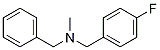 N-benzyl-4-fluoro-n-methylbenzylamine Structure,404-50-2Structure