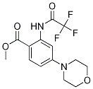 4-(4-Morpholinyl)-2-[(2,2,2-trifluoroacetyl)amino]benzoic acid methyl ester Structure,404010-73-7Structure