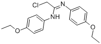 2-Chloro-n,n-bis-(4-ethoxy-phenyl)-acetamidine Structure,40403-45-0Structure