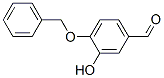 3-Hydroxy-4-benzyloxy benzaldehyde Structure,4049-39-2Structure