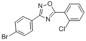 3-(4-Bromophenyl)-5-(2-chlorophenyl)-1,2,4-oxadiazole Structure,404900-69-2Structure