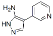 4-Pyridin-3-yl-2H-pyrazol-3-ylamine Structure,40545-68-4Structure