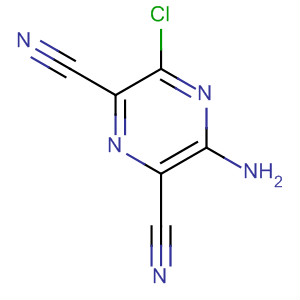 3-Amino-5-chloro-2,6-pyrazinedicarbonitrile Structure,40559-88-4Structure